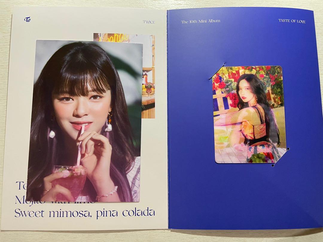 Wts Twice Taste Of Love Tasting Card And Lenticular Jeongyeon And Mina Hobbies Toys Collectibles Memorabilia K Wave On Carousell