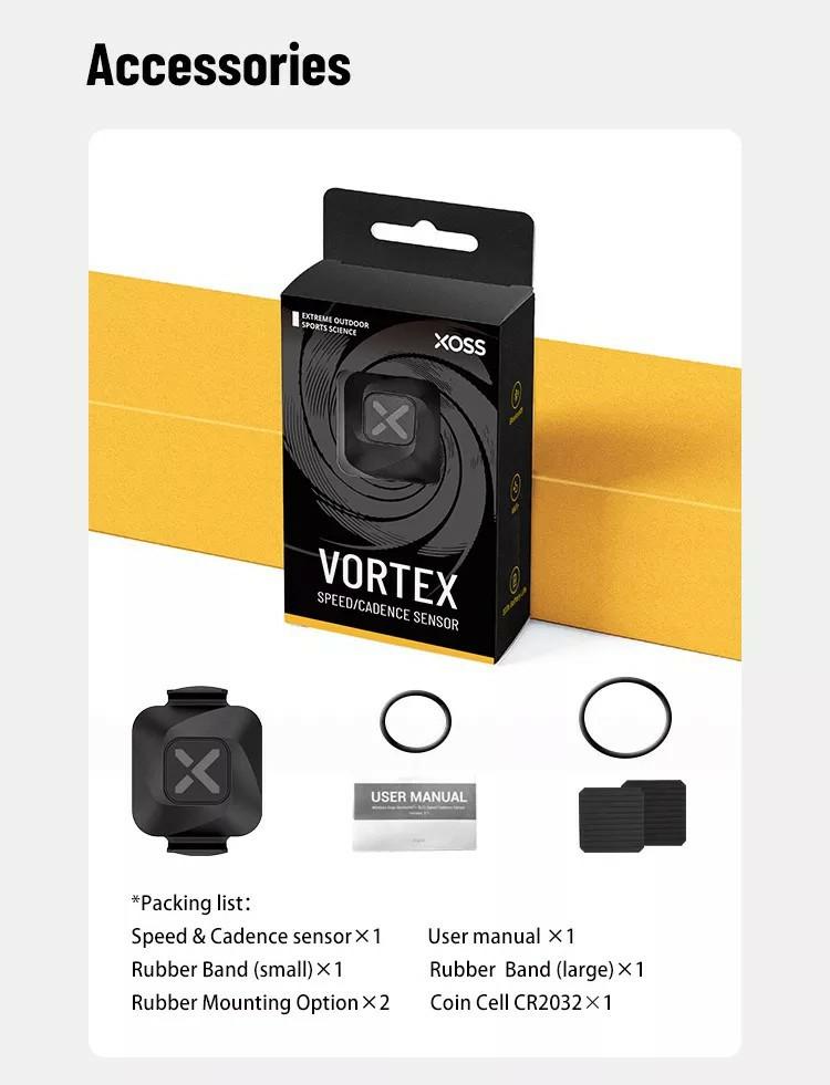 XOSS VORTEX Cadence Or Speed Sensor For ANT Bluetooth Bike Speedometer Cycling Computer for Garmin Bryton Sports Sports Equipment Bicycles Parts Parts Accessories on Carousell