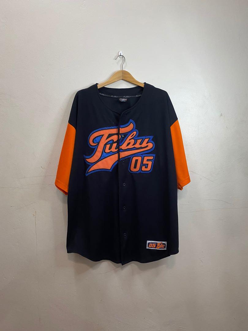 XXL Vintage 90s Fubu Baseball Jersey Men s Fashion Tops Sets
