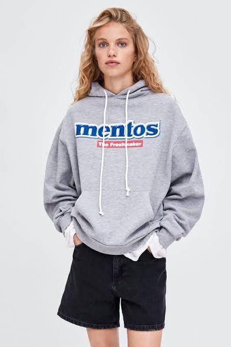Zara mentos sweatshirt clearance