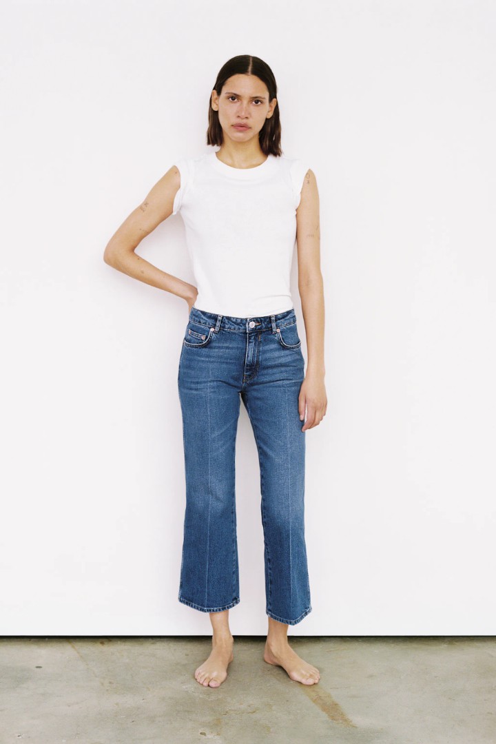 Cropped flare zara new arrivals