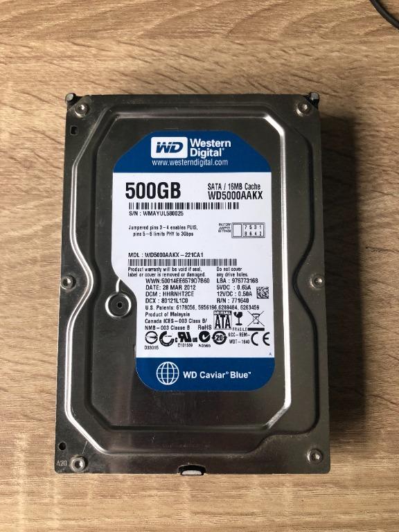 Western digital 500gb best sale hard disk price