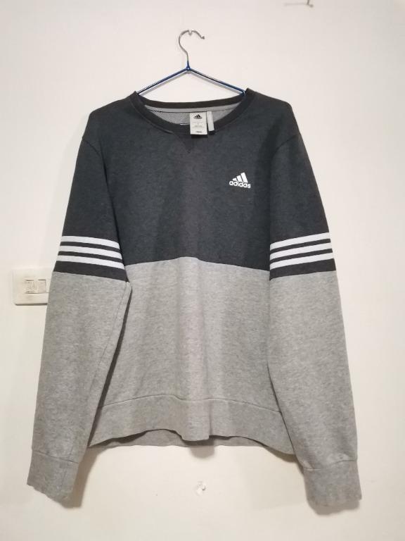 Adidas Tri Tone Sweatshirt Men s Fashion Tops Sets Tshirts Polo Shirts on Carousell