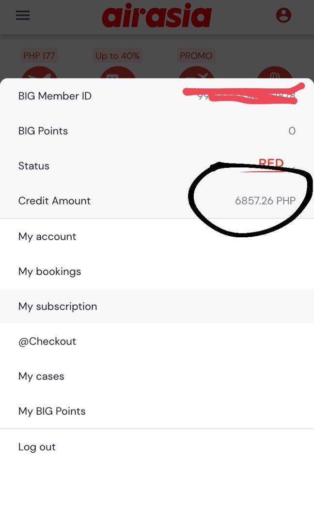Airasia Credit Account Super Sale Tickets Vouchers Store Credits On Carousell