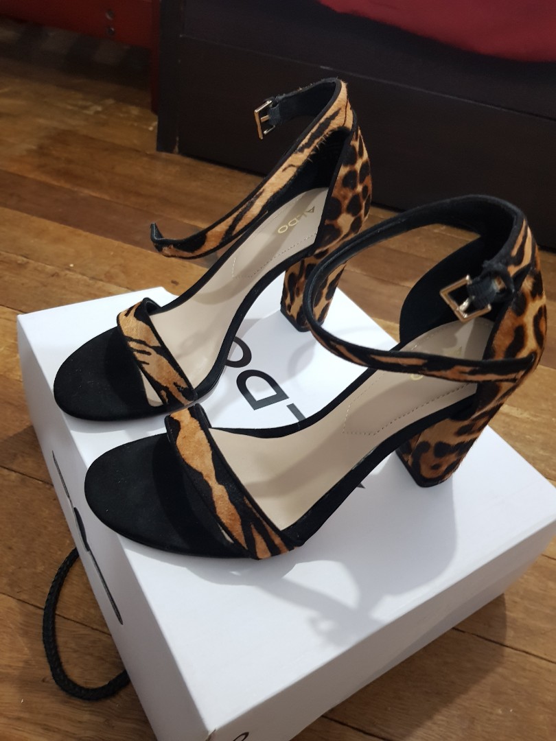 aldo leopard heels