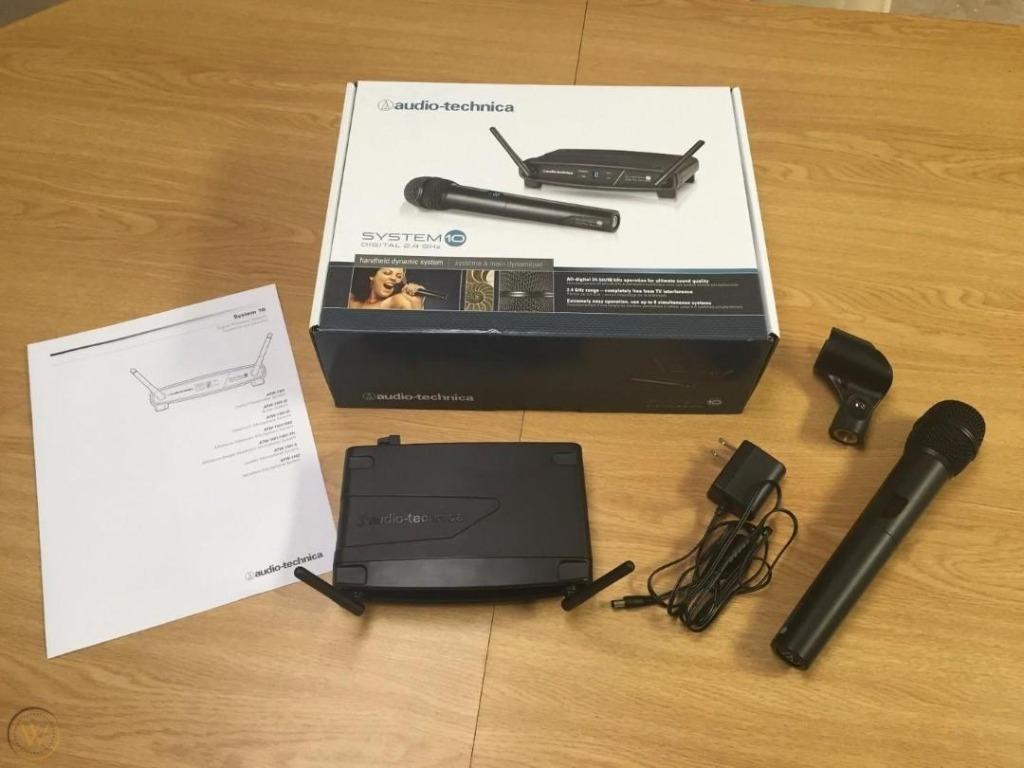 Audio-technica ATW-1102 Wireless Handheld Microphone System, Audio