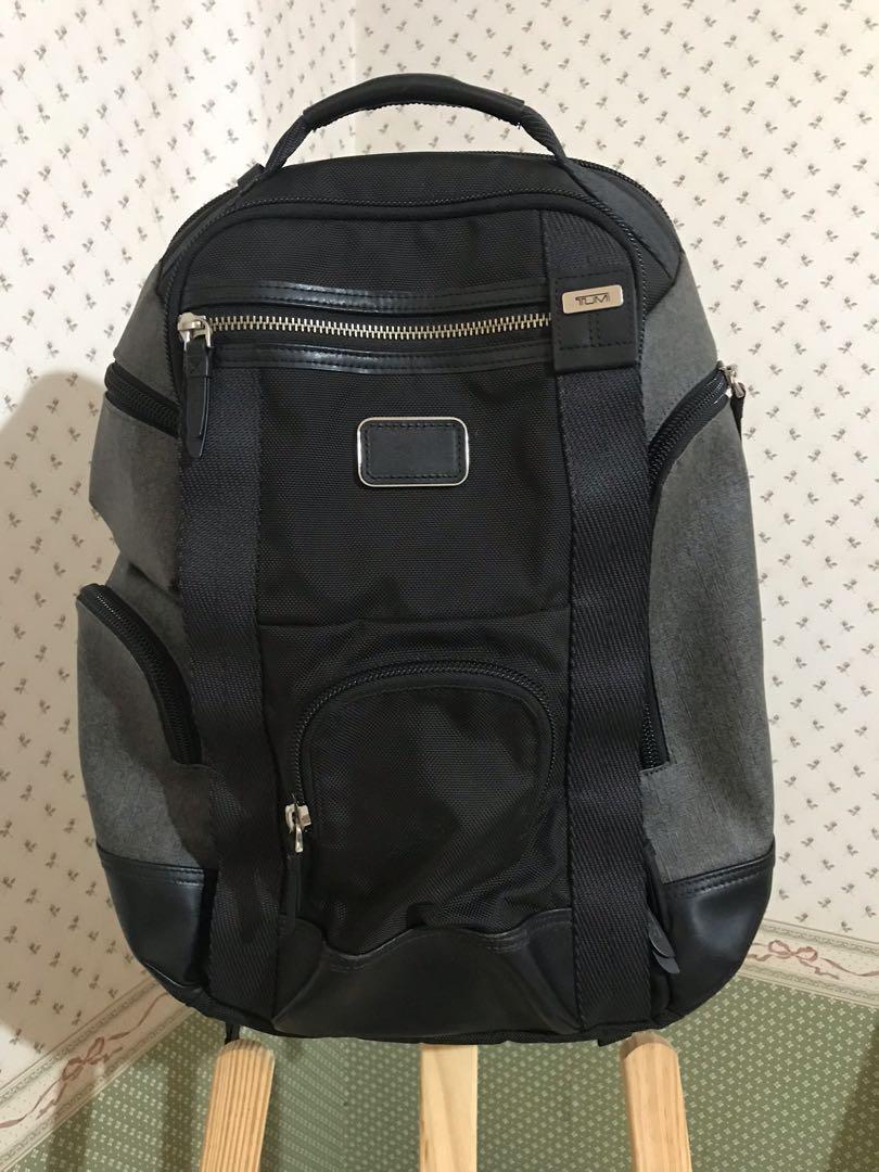 tumi earl grey backpack