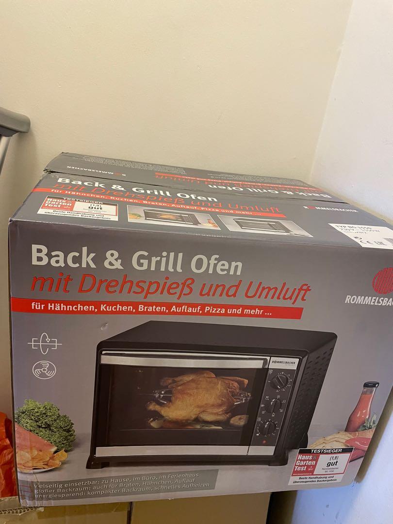 baking oven rotisseries grill 30l rommelsbacher bg 1550 tv home appliances kitchen appliances ovens toasters on carousell