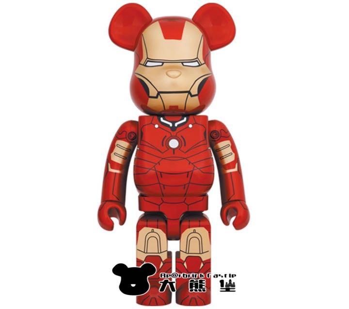 Bearbrick Ironman Mark III 1000 Hobbies Toys Collectibles