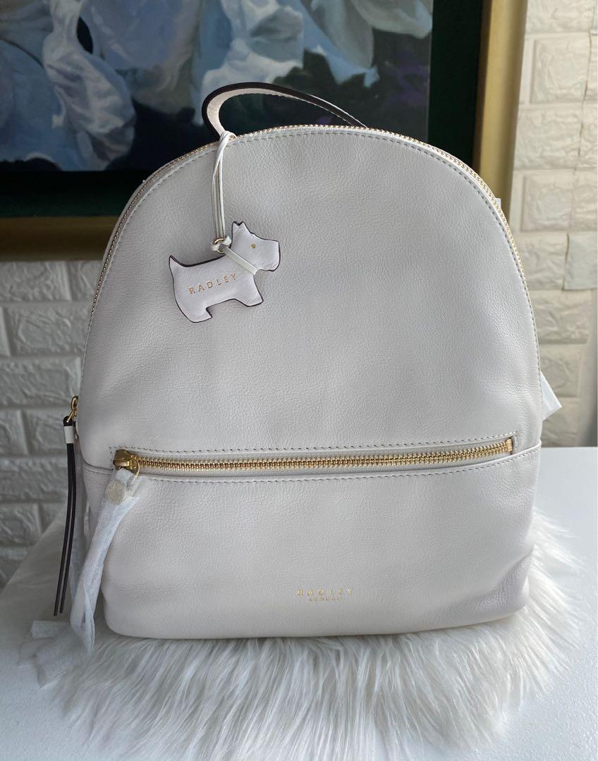 Radley London Green Leather Handbag Backpack Purse Beautiful Condition |  eBay