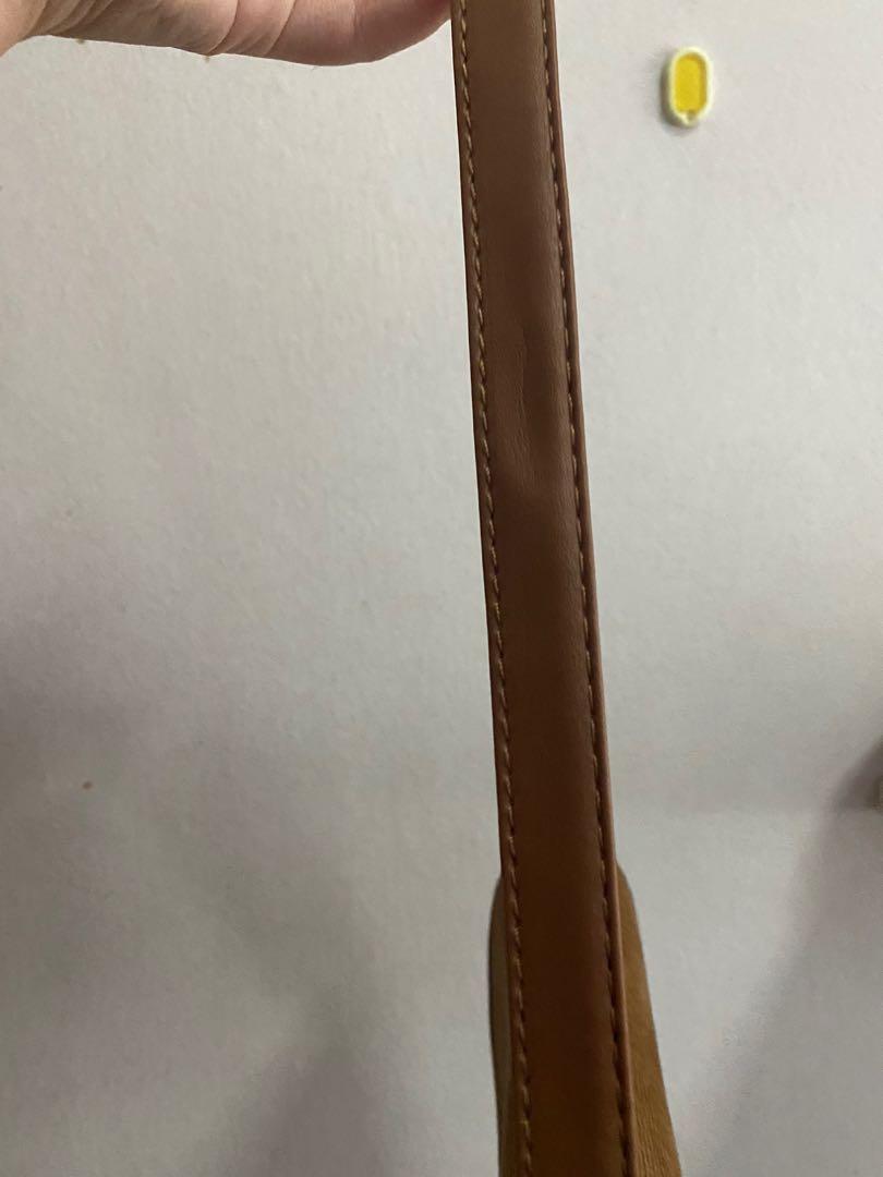 brandy melville brown shoulder bolsa