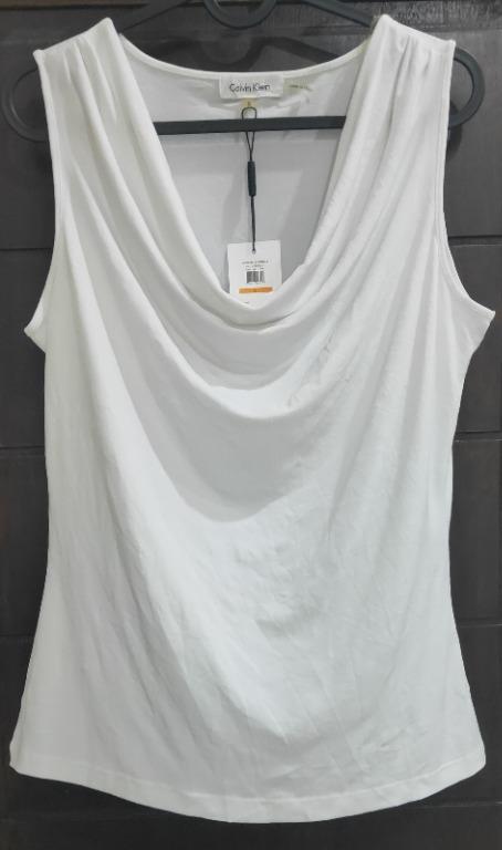 Calvin klein hot sale cowl neck top