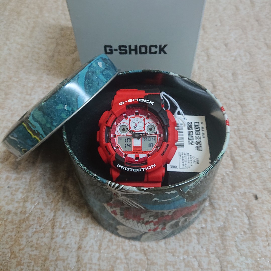 Casio G-Shock Nishikigoi Koi Series GA-100JK-4AJR, Men's