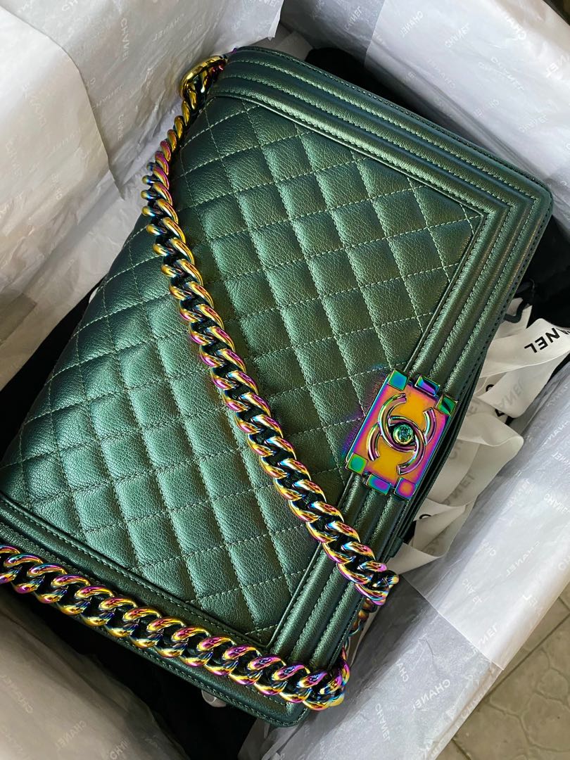 Chanel mermaid boy bag hot sale