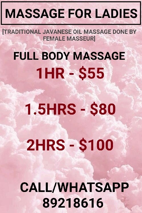Ladies Massage Only Done By Female Masseur Lifestyle Services Beauty Health Services On Carousell