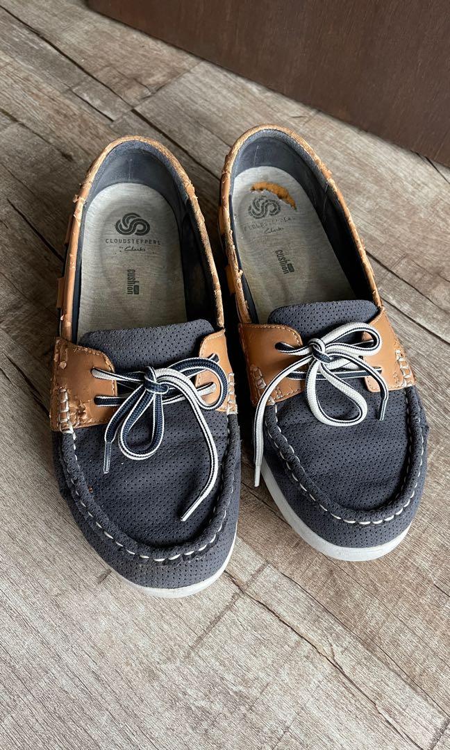 Well worn female shoes top