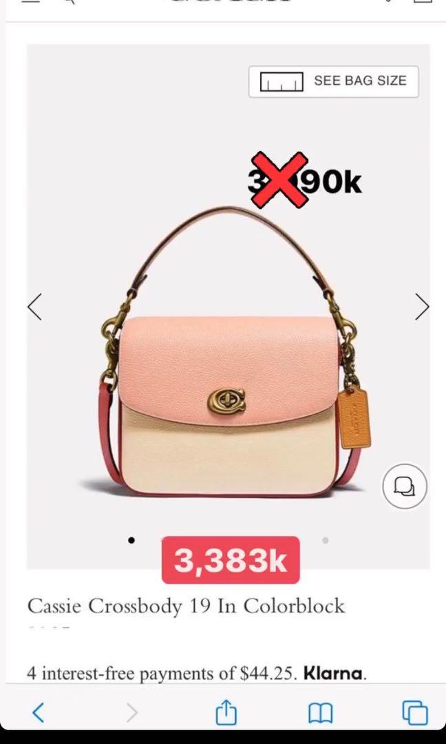 Coach cassie 19 colorblock deals
