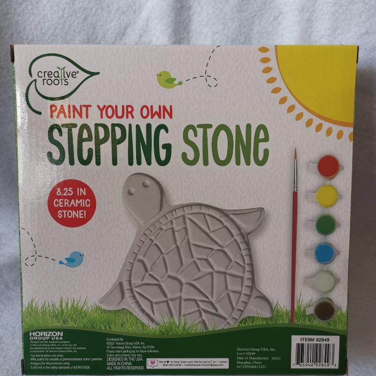 Creative Roots Paint Your Own Stepping Stone (Turtle), Hobbies & Toys