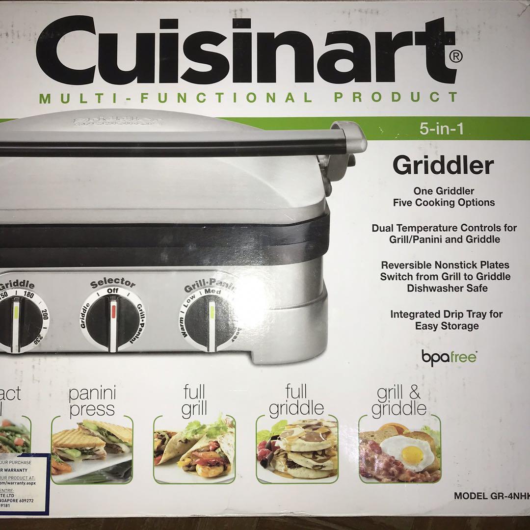 cuisinart panini press 5 in 1