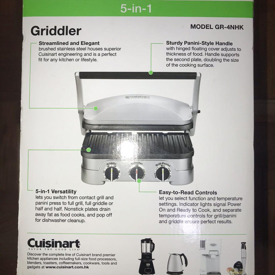 cuisinart panini press grill