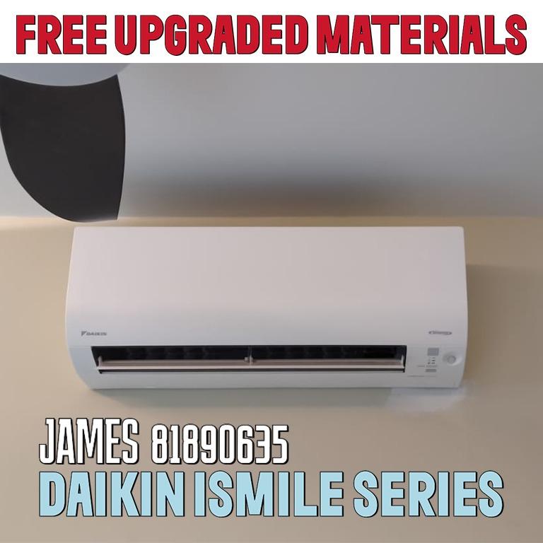 Daikin Aircon Ismile Series Wifi Version 5 Ticks System 2 3 4