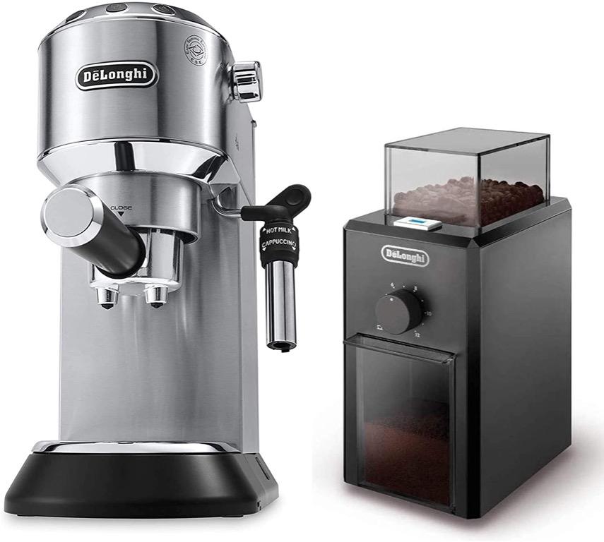 Delonghi Dedica Style Pump Espresso Machine Black Ec685 M Kg79 Bundle Tv Home Appliances Kitchen Appliances Coffee Machines Makers On Carousell