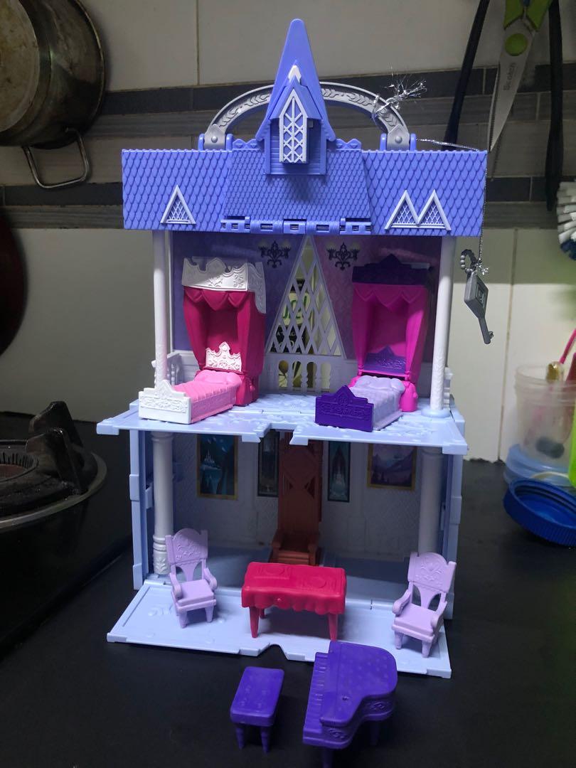 Elsa and anna doll house outlet
