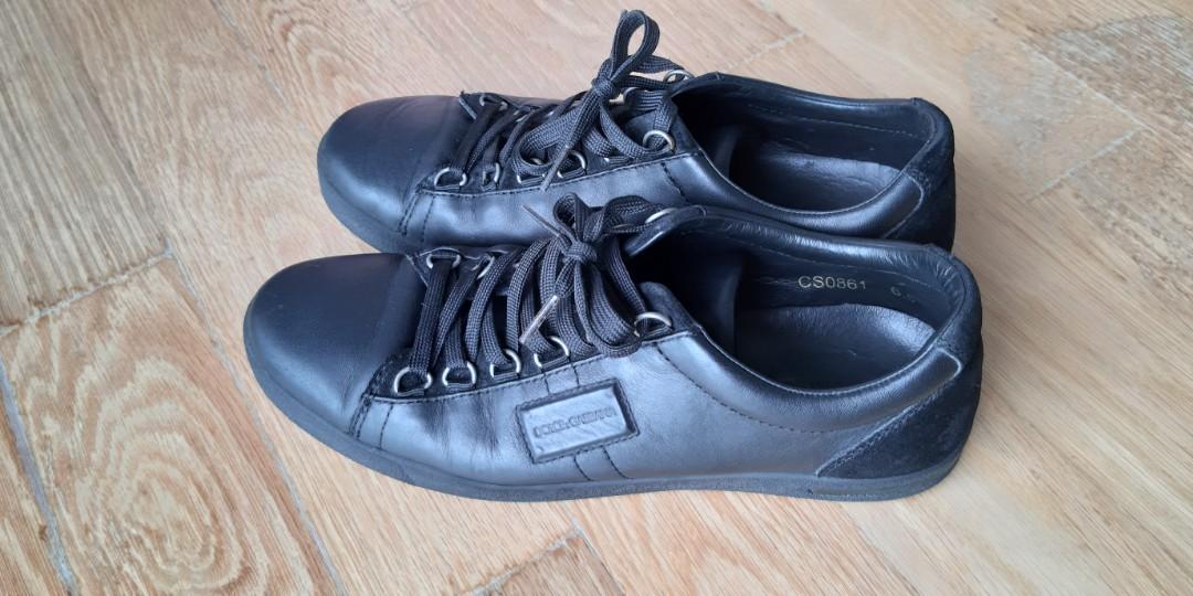 Dolce Gabbana black shoes Men s Fashion Footwear Dress Shoes