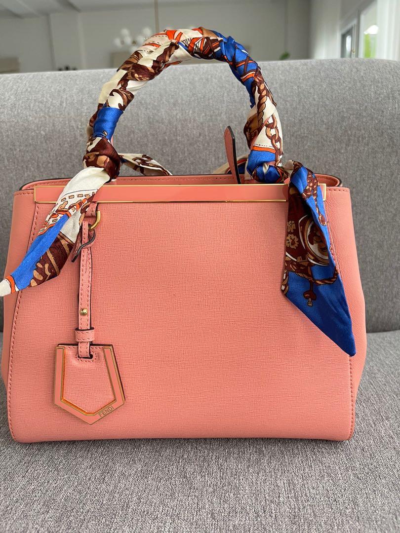 Fendi Vitello Elite Flamingo Petite 2Jours Tote Pink Ecstasy In Small Size,  Luxury, Bags & Wallets On Carousell