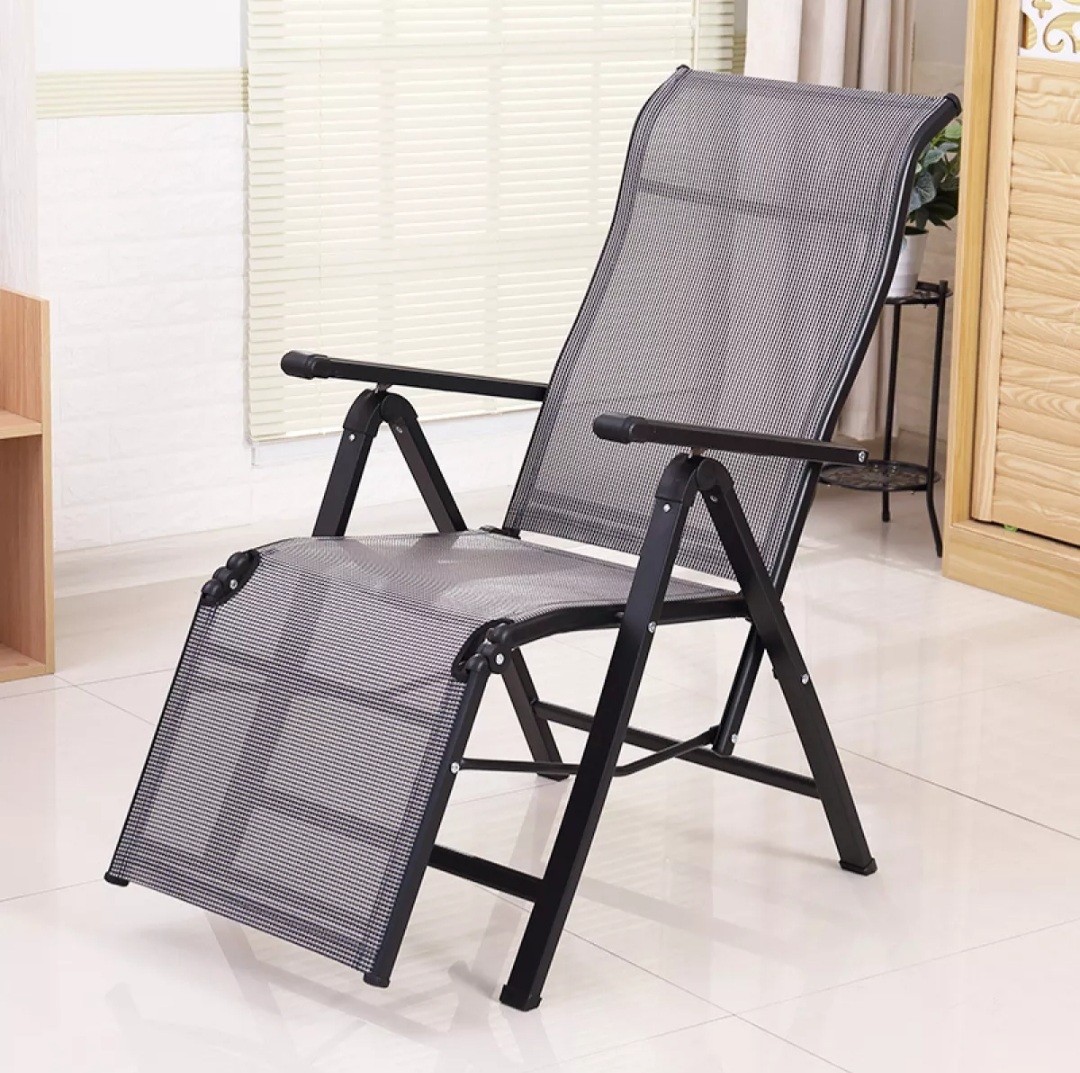 Folding lounge chair with arm rest POSLAJUBEST, Health & Nutrition, Assistive & Rehabilatory