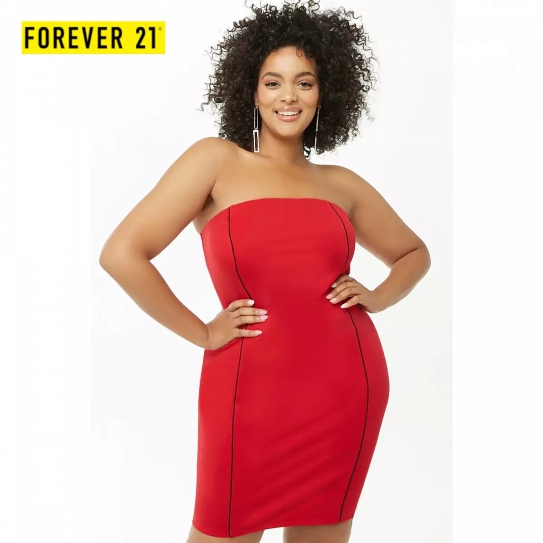 Forever 21 plus clearance size red dress