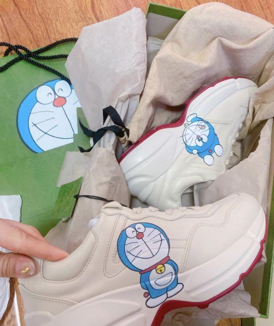 gucci x doraemon shoes