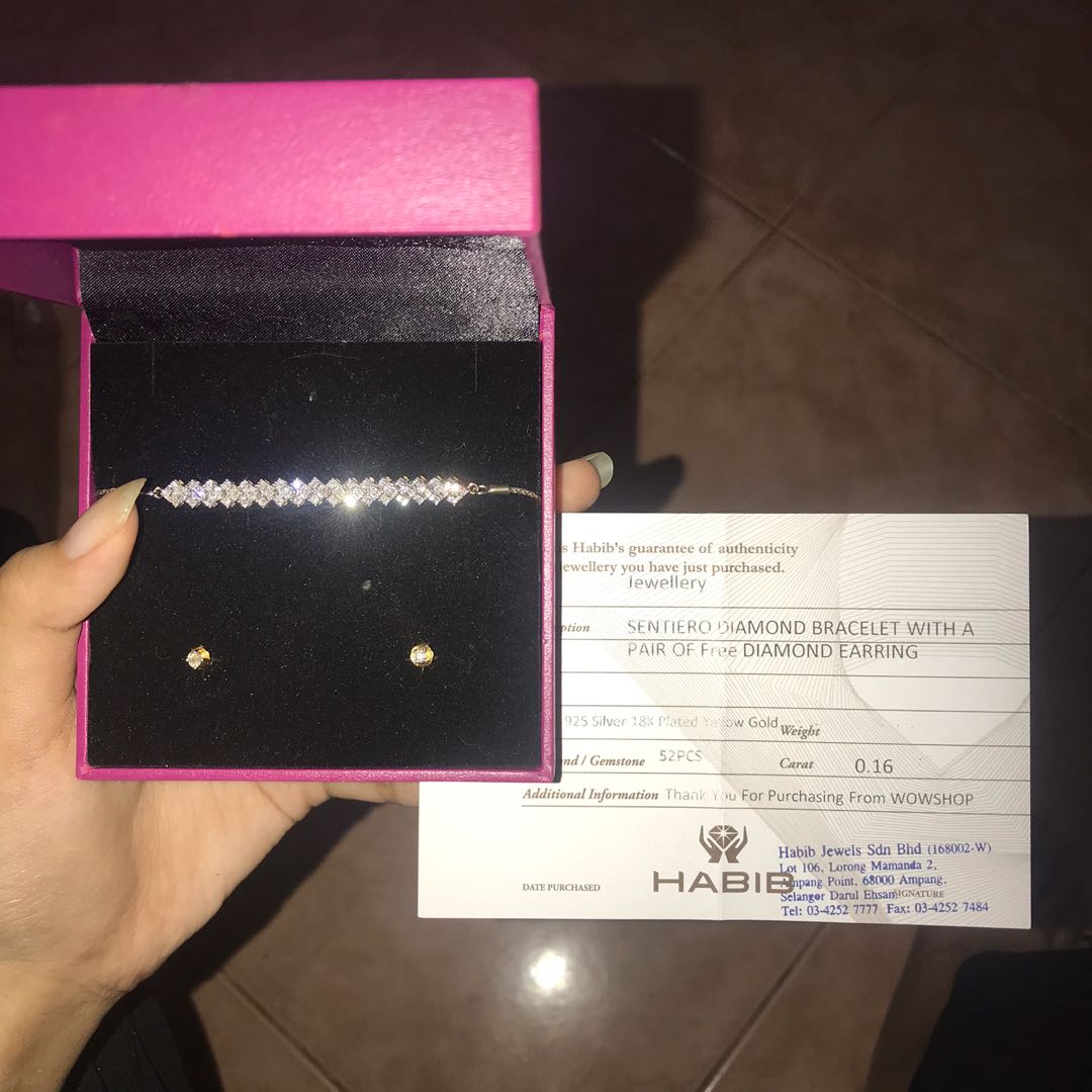 Habib sentiero diamond bracelet outlet price