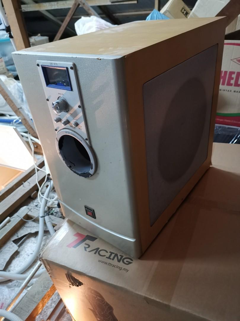 Home theater subwoofer with built in amplifier on sale