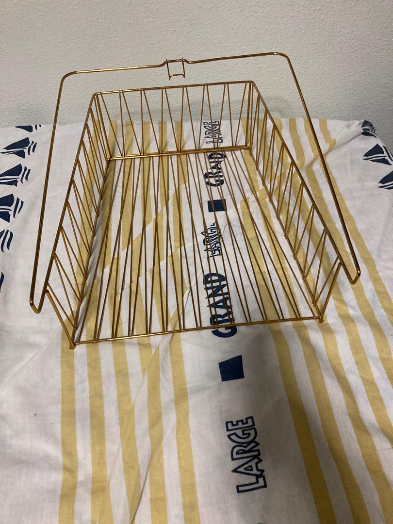 IKEA Gold Kallax rack x2, Furniture & Home Living, Home Improvement