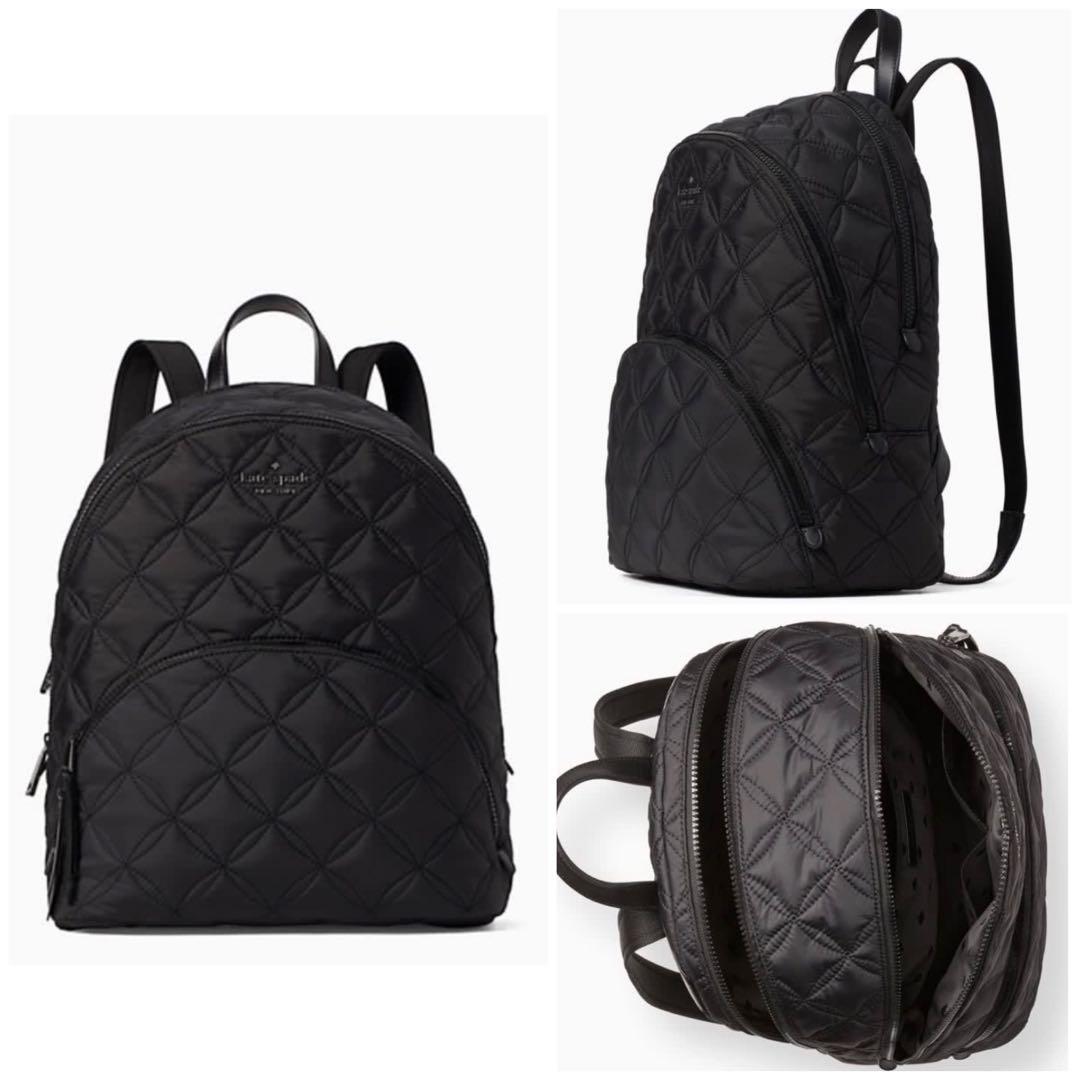 Karissa nylon sale quilted large backpack