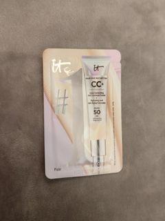 #HelpMe IT Cosmetics Your Skin But Better CC+ Cream SPF 50  Fair shade tester