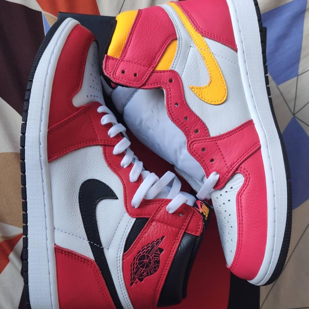 Jordan 1 Fusion Red customs 👀 : r/Sneakers