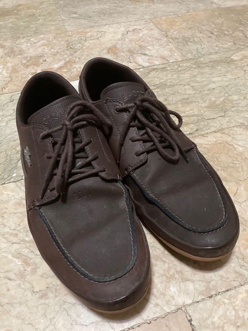 Lacoste marina brown hot sale