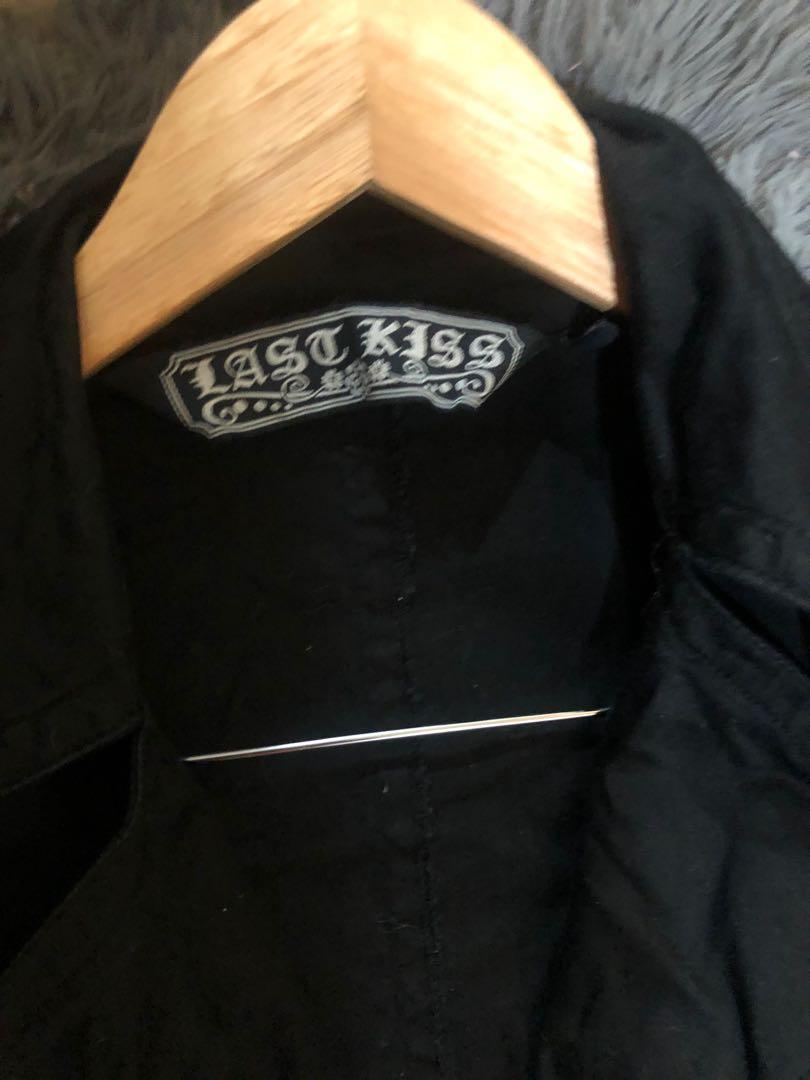 Last Kiss black Trench coat sale!!, Women's Fashion, Coats, Jackets and Outerwear on Carousell