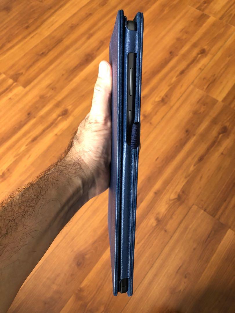Lenovo tablet (Category: Android) located in Manila. Submitted by jacob.so (Listing ID 1100206995, Image 3). Description: Lenovo smart tablet M10 FHD PLUS IRON GREY COLOR with goggle assistant Android 10.3” full HD IPS display PREMIUM METAL DESIGN powerful octa core chip 2-in-1 tablet 32 GB Slightly used only RAM SIZE 2.00 GB Camera front & back Very good condition with leather cover Call now!.