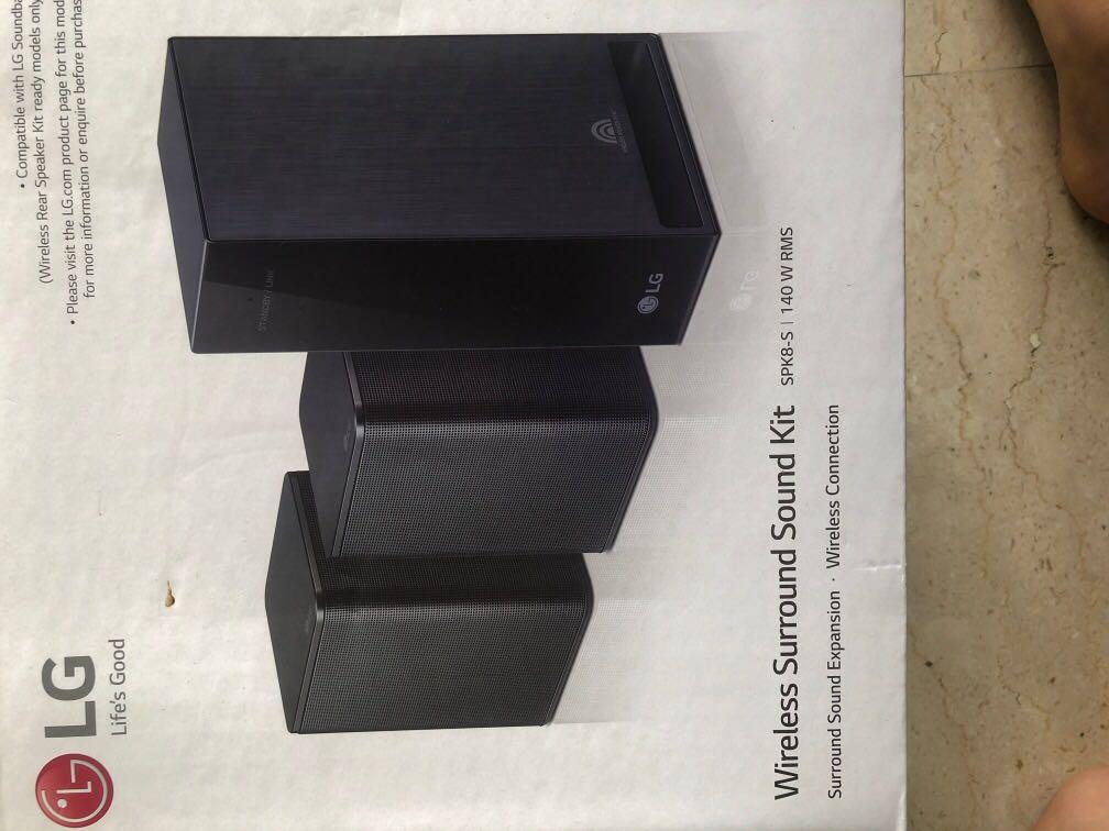 LG wireless surround sound kit, Audio, Soundbars, Speakers & Amplifiers