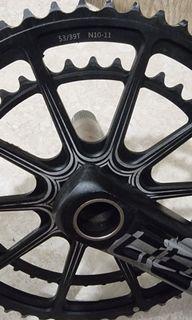 Litepro edge Aio crankset 53/39T