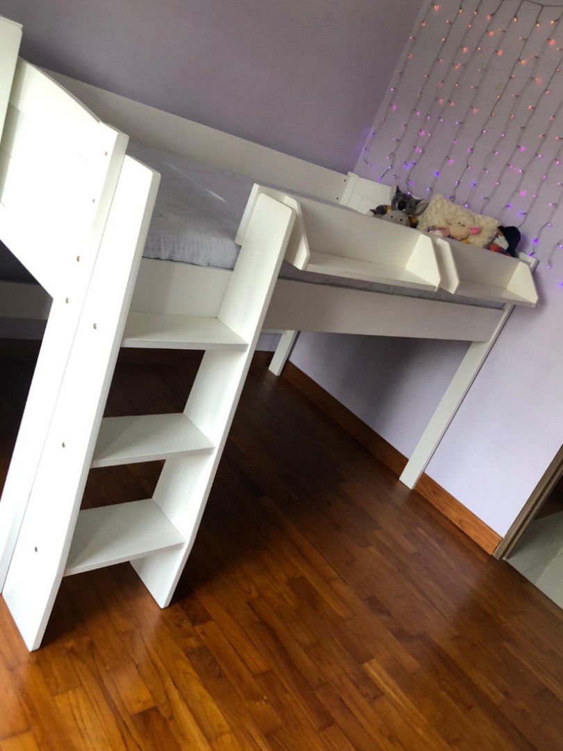 Loft Bed (Harvey Norman), Furniture & Home Living, Furniture, Bed Frames & Mattresses on Carousell