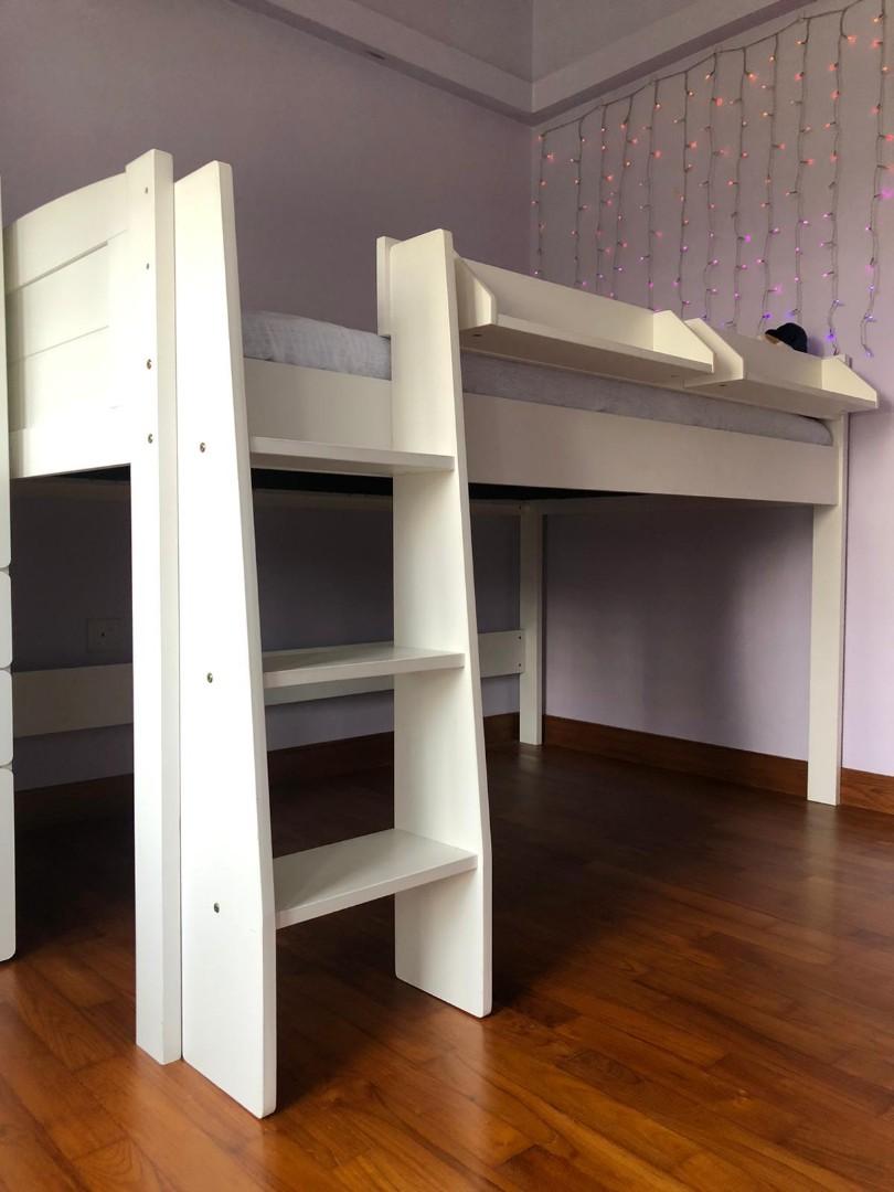Loft Bed (Harvey Norman), Furniture & Home Living, Furniture, Bed
