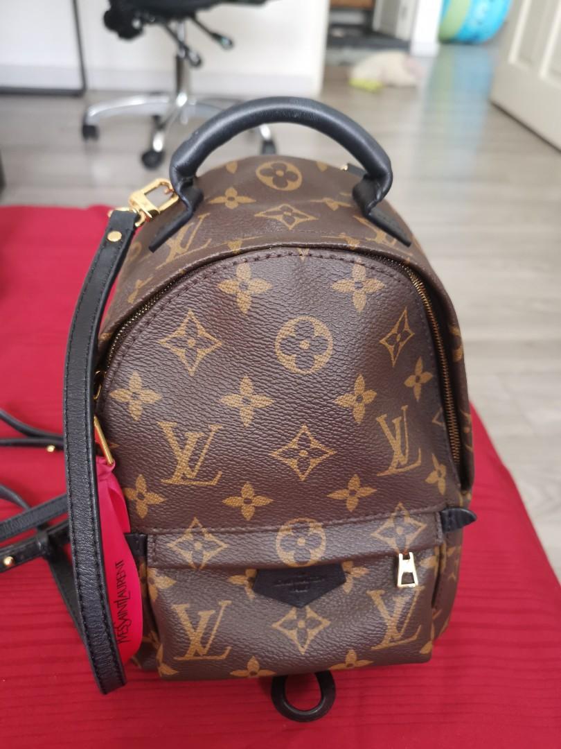 LV louis vuitton small backpack palm springs mini