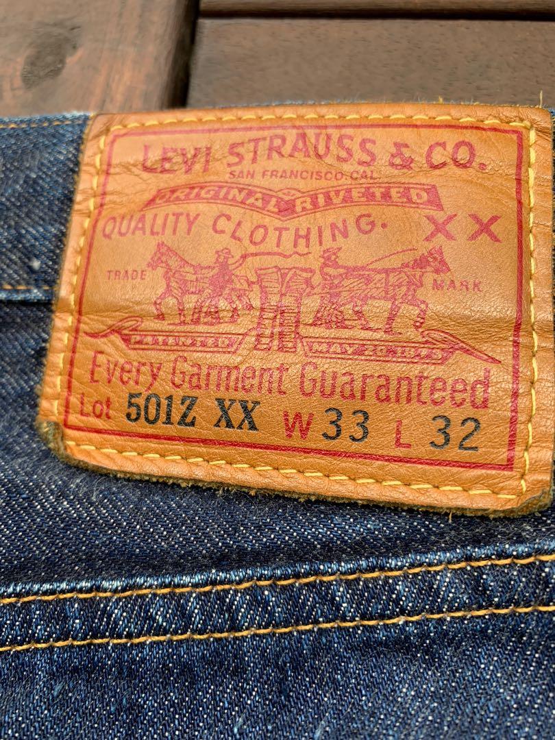 LVC Levi s 501Z XX Big E USA 1954 W33 selvedge 501