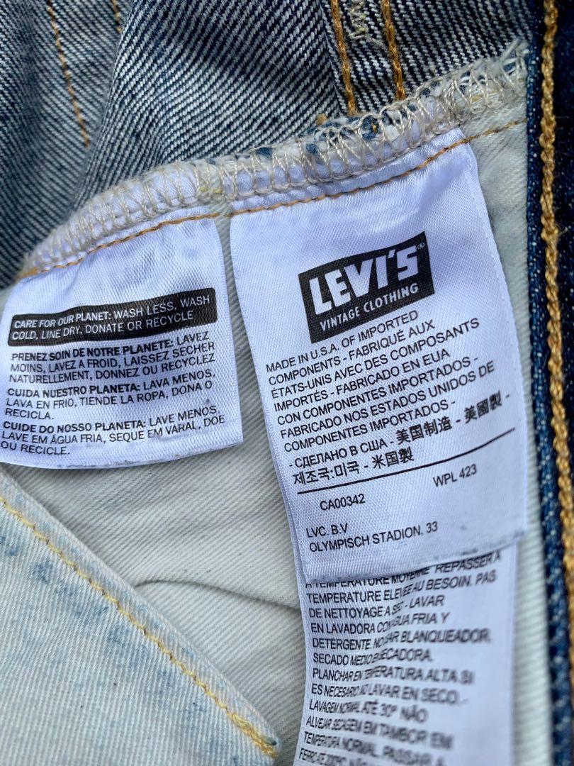 Levi's Vintage Clothing LVC 1954 501Z Blue Cone Mills Selvedge Jeans  W25 L32