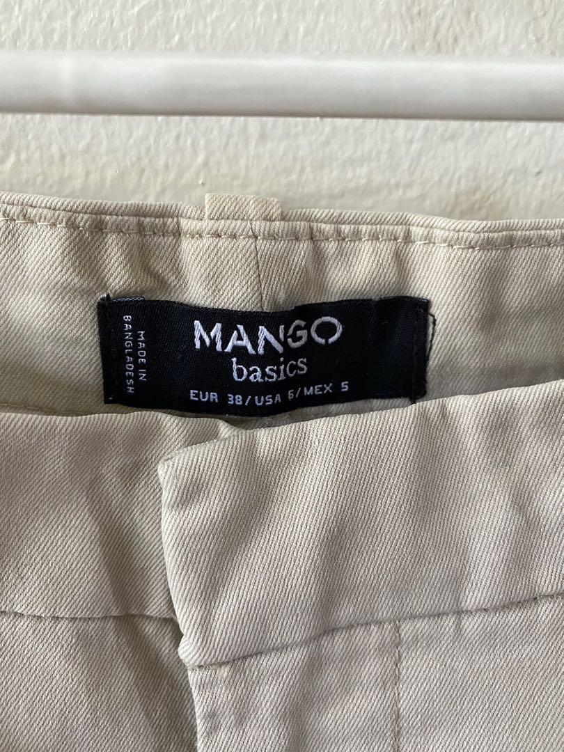 Mango Basics Khaki Ankle Pants (Category: Other Bottoms) located in Quezon City. Submitted by declutterwithmina (Listing ID 1100193498, Image 3). Description: Mode of Payment: > BDO > GCash > COD Message me for queries! 😊.