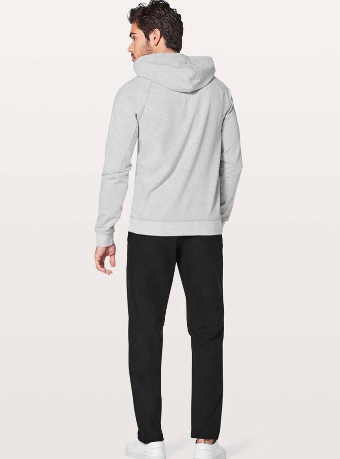 Men Lululemon City Sweat Pullover Hoodie Heathered Ultra Light Grey Men s Fashion Tops Sets Hoodies on Carousell